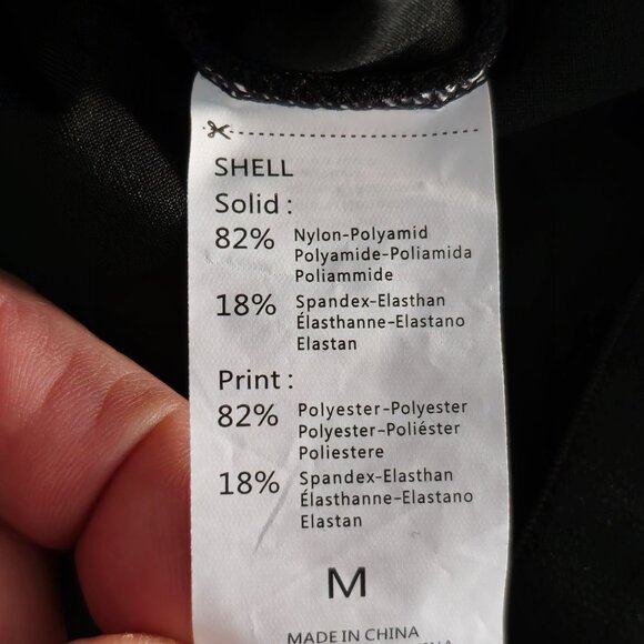 Charmo Womens One-Piece Athletic Swimsuit Med UPF 50+ Pink Geometric Design - Picture 7 of 9